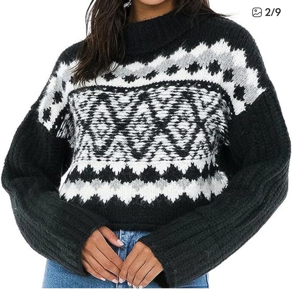 Free People NWT ski sweater